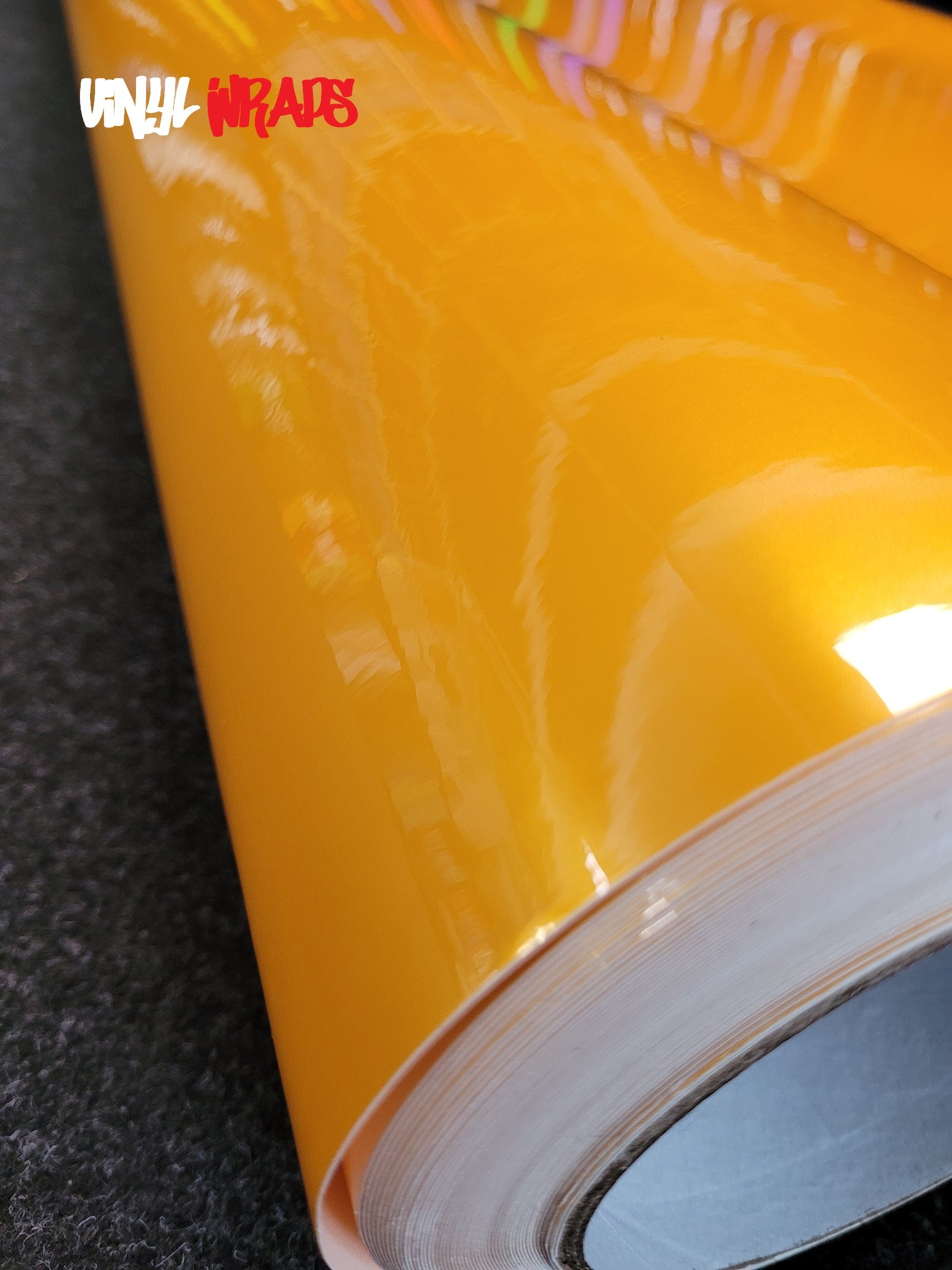 Premium Gloss Metallic Hornet Yellow Vinyl Wrap