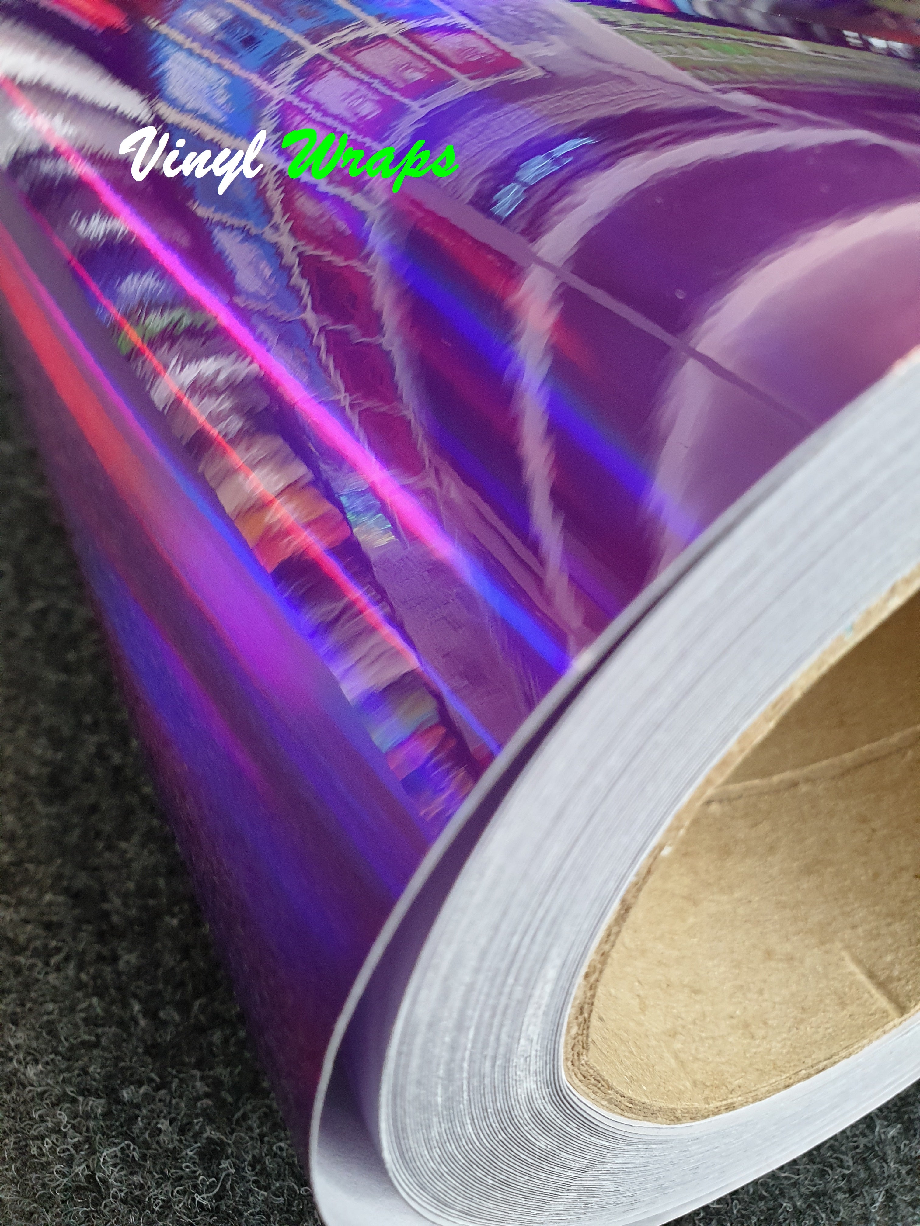 Premium Gloss Rainbow Chameleon Purple Vinyl Wrap