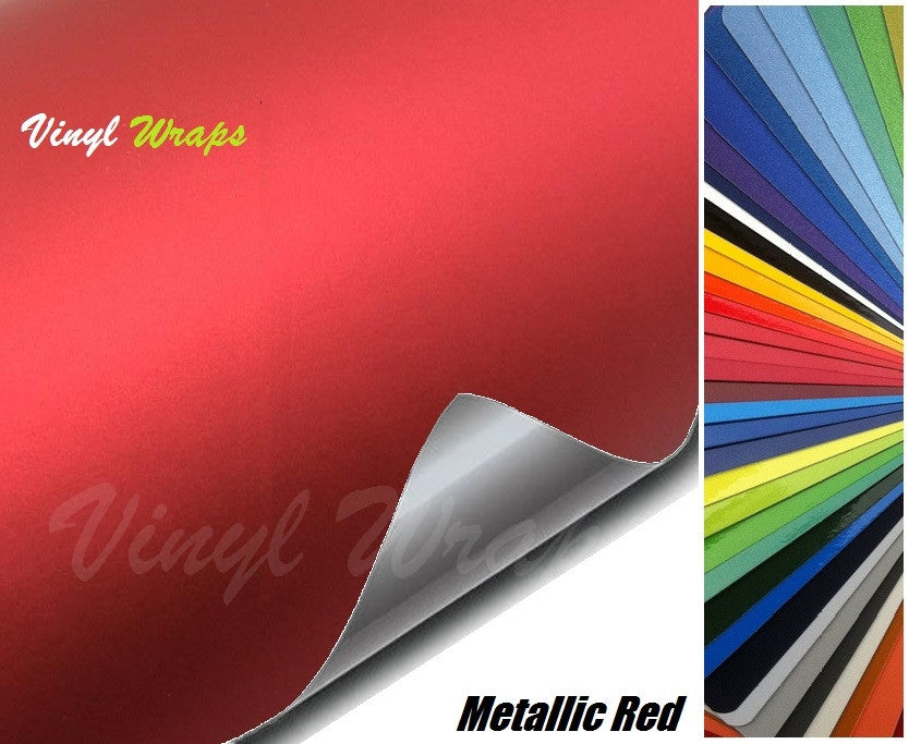 Metallic Red Vinyl Wrap