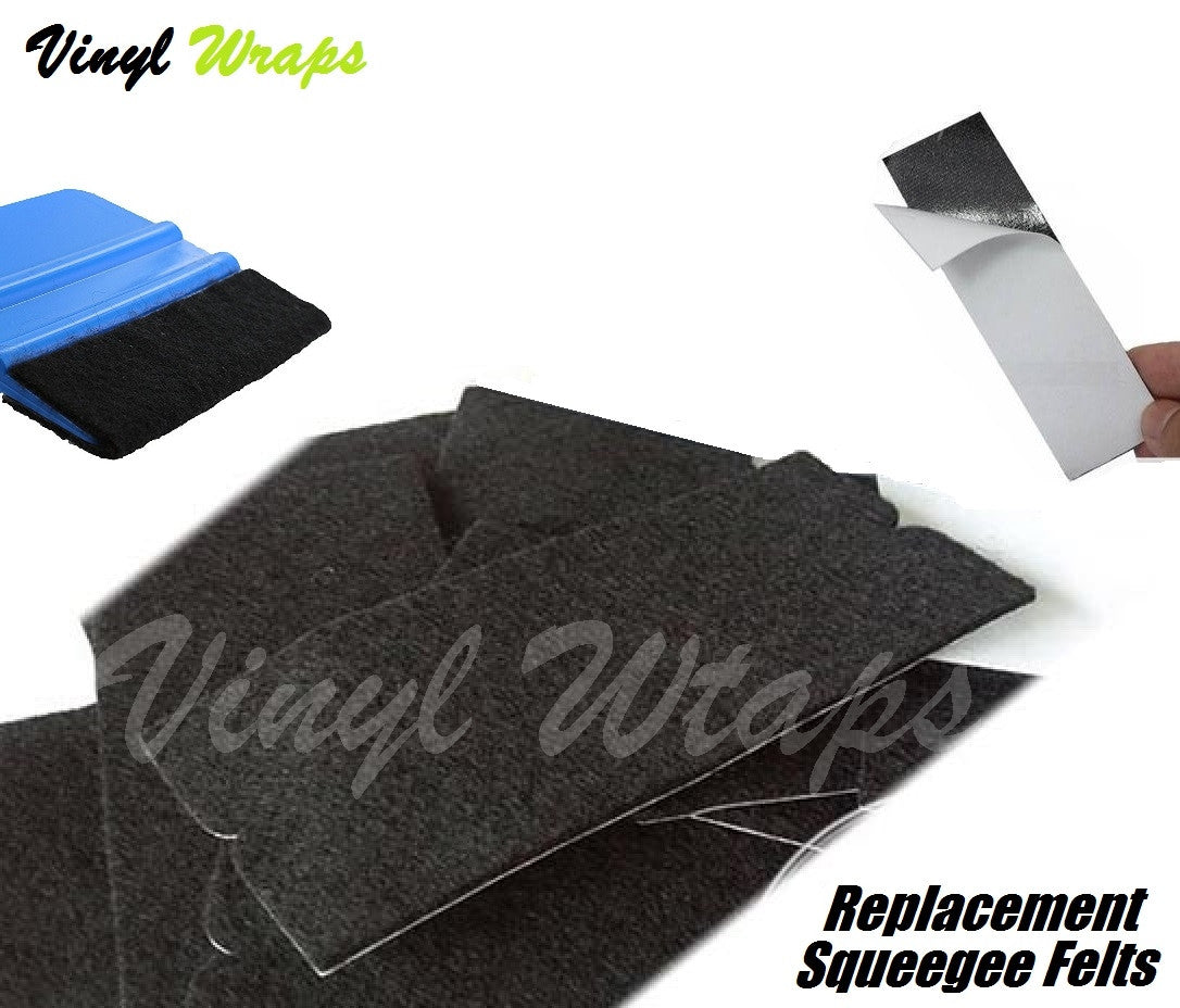 4 Inch Squeegee Replacement Felt x10