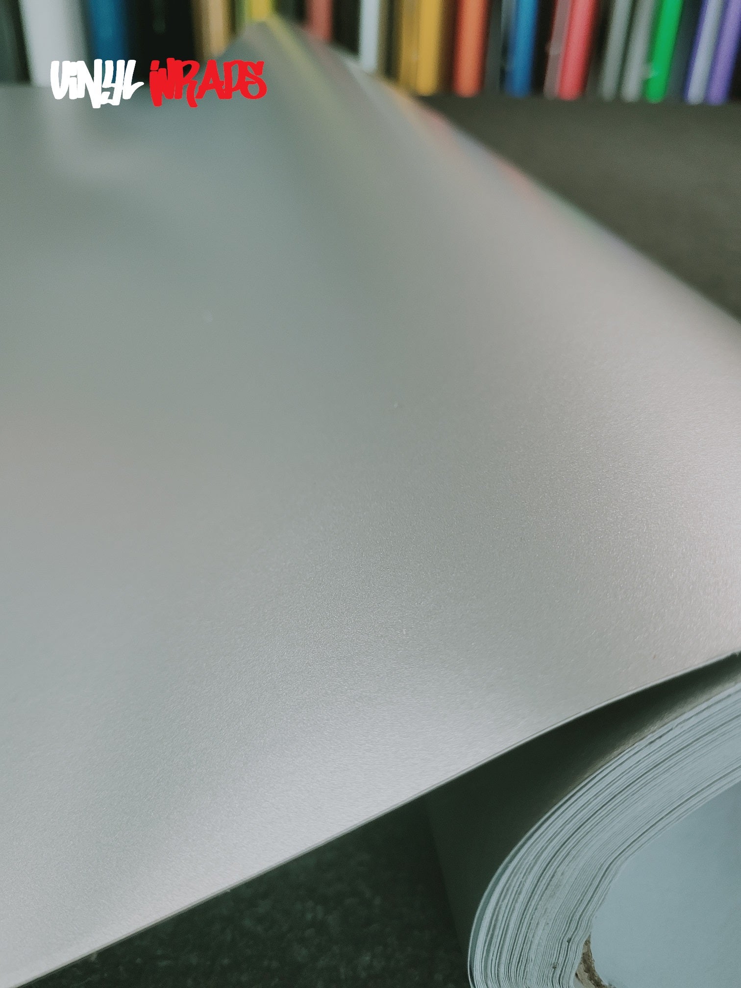 Metallic Silver Vinyl Wrap