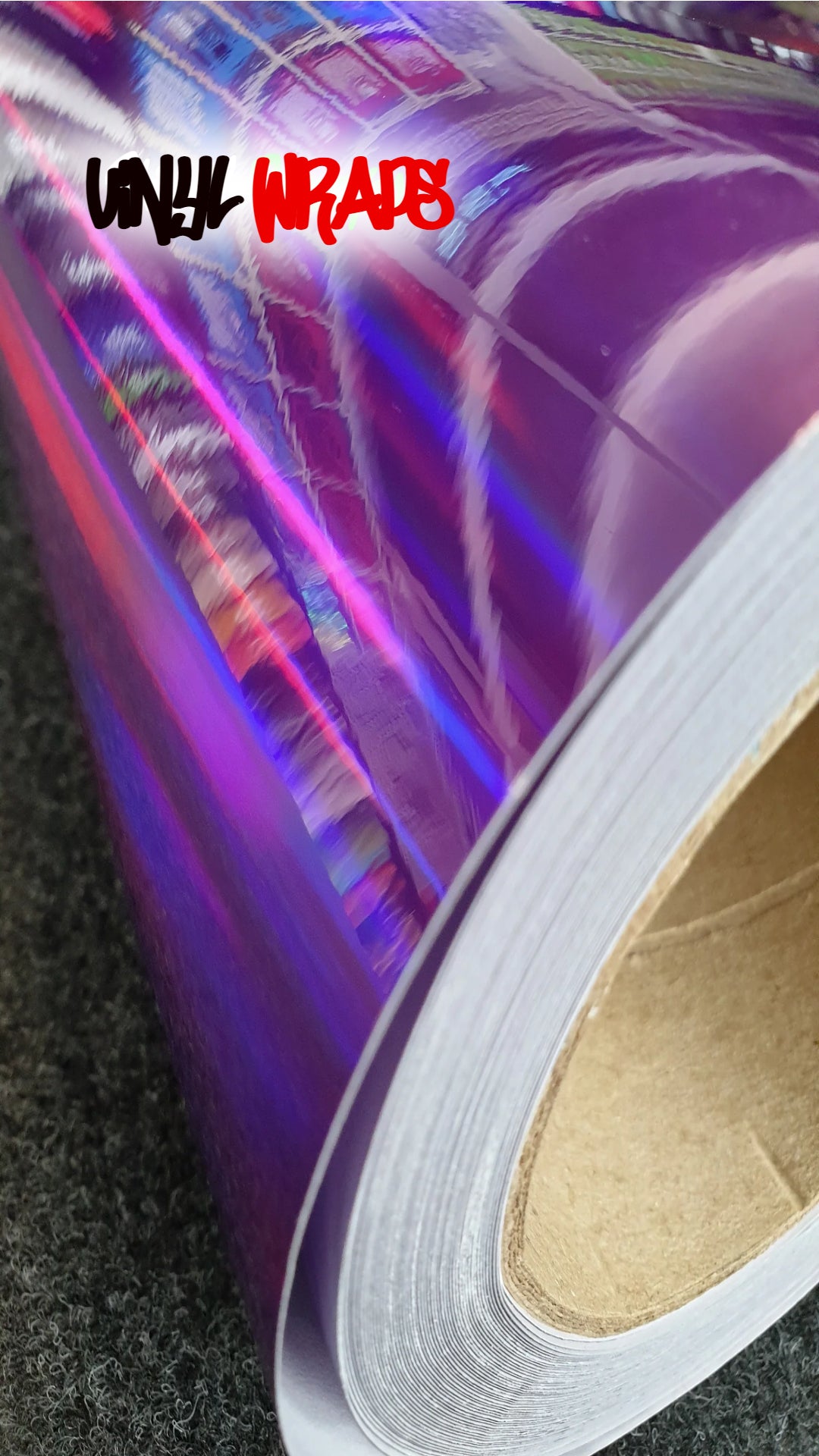 Premium Gloss Rainbow Chameleon Purple Vinyl Wrap