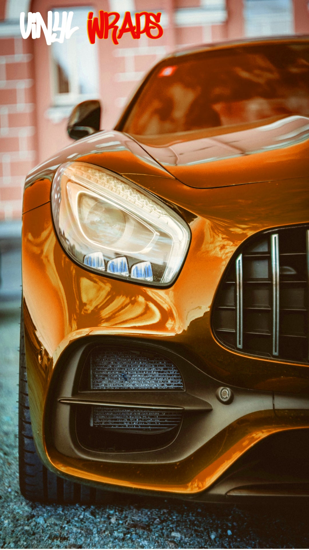 Candy Fiery Orange Vinyl Wrap