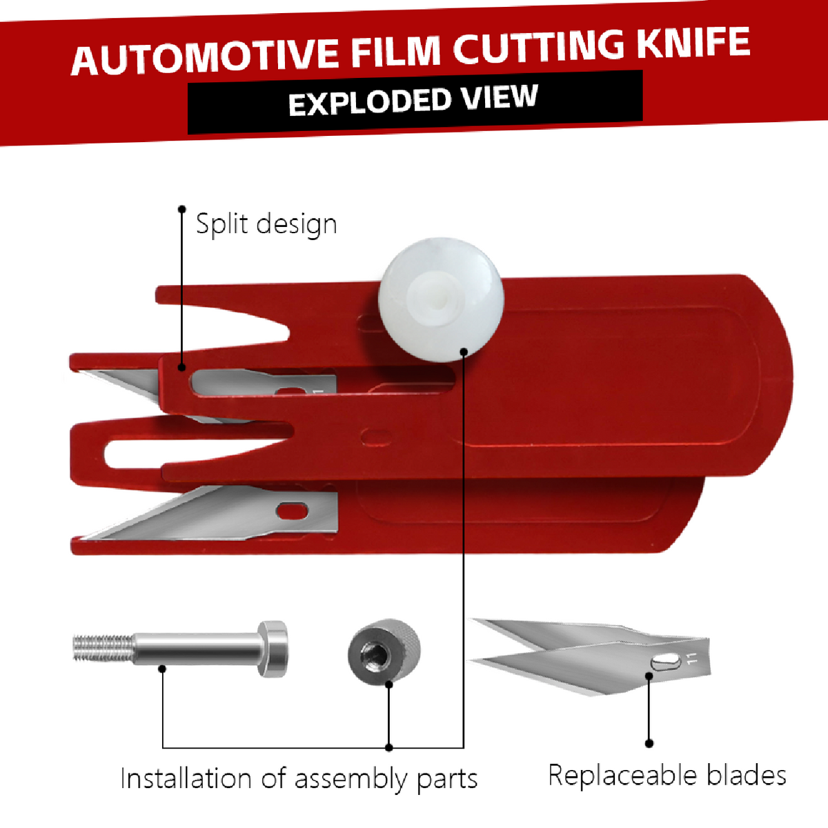 Stainless Steel Double Edged Utility Cutter