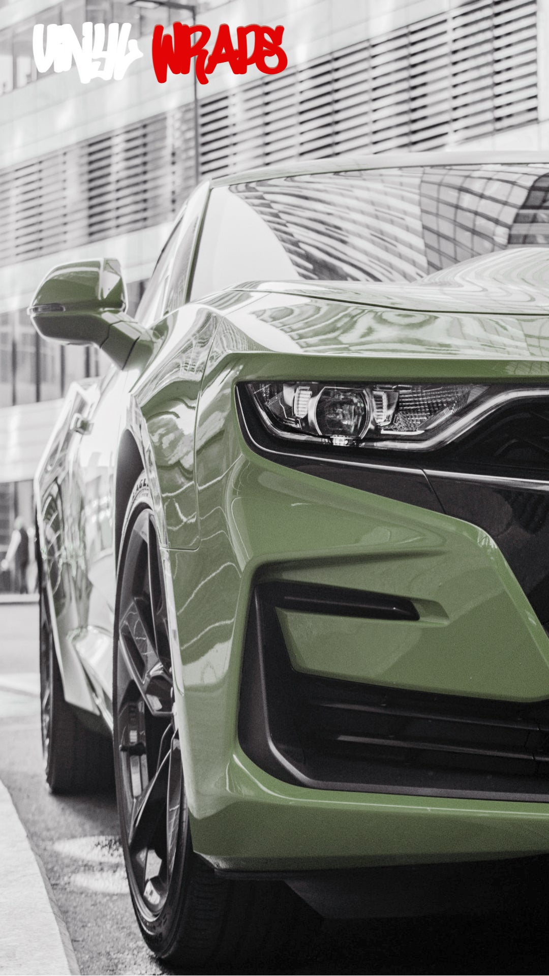 Gloss Khaki Green Vinyl Wrap