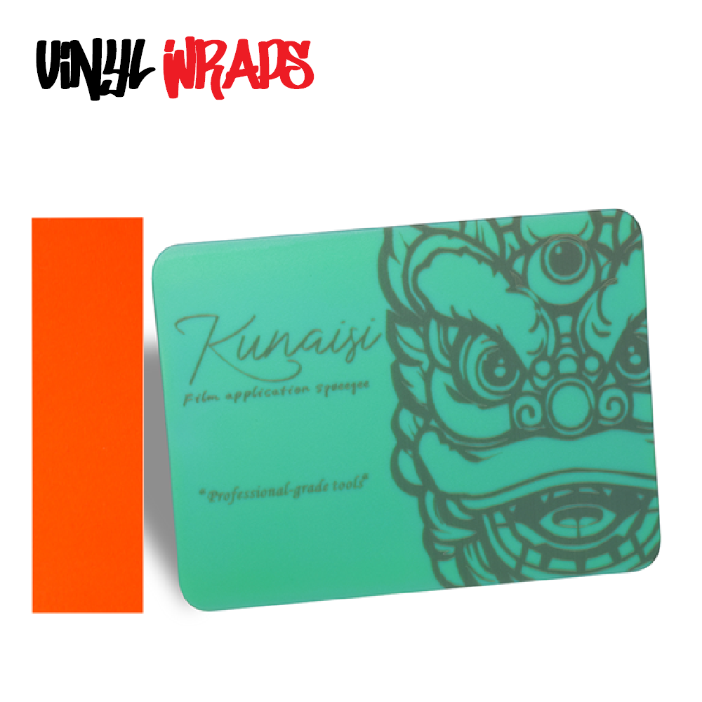 4 Inch Kunaisi Tiffany Wolf, Felt Edged Squeegee