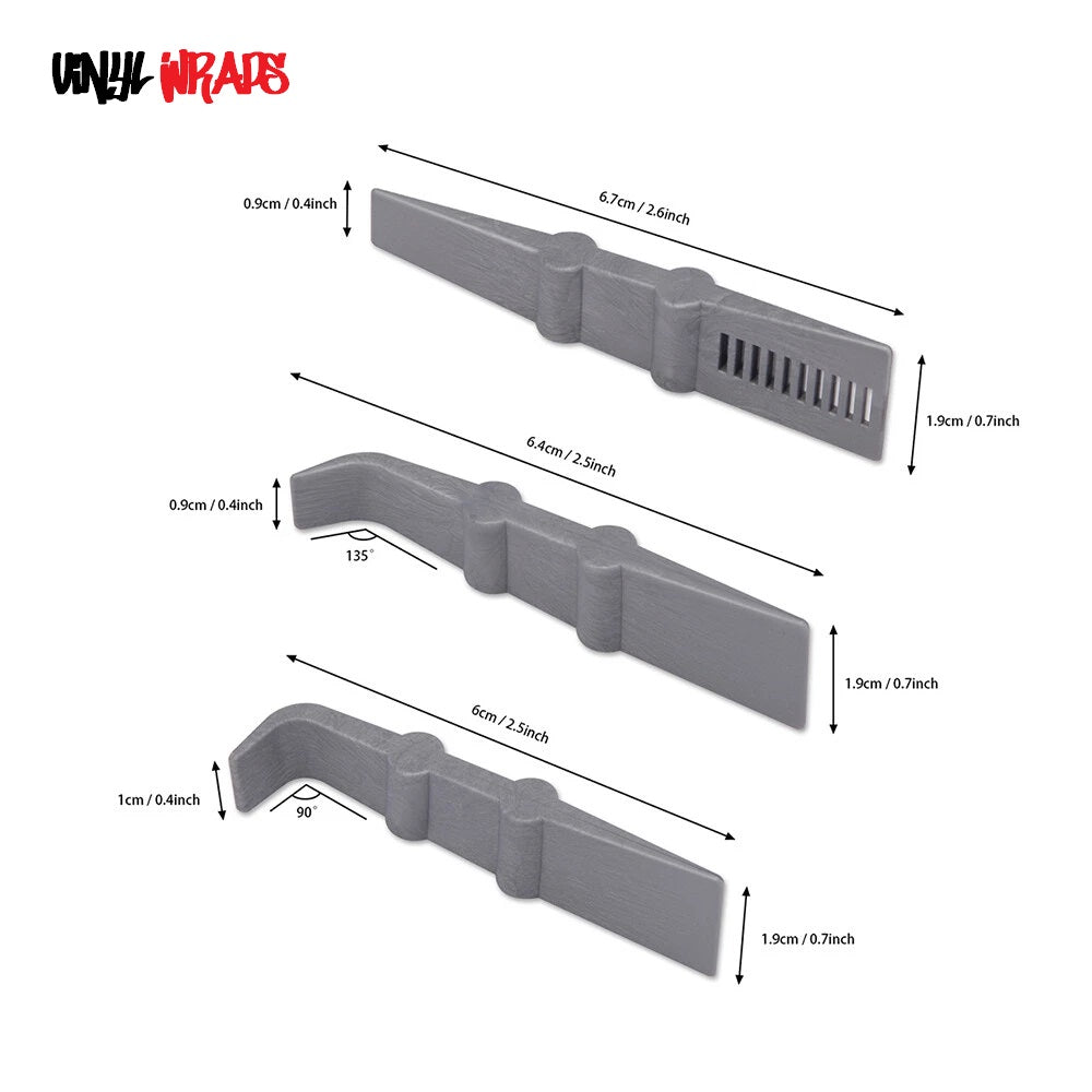 KNS 172 Mini Wrap Squeegee Sticks. Set