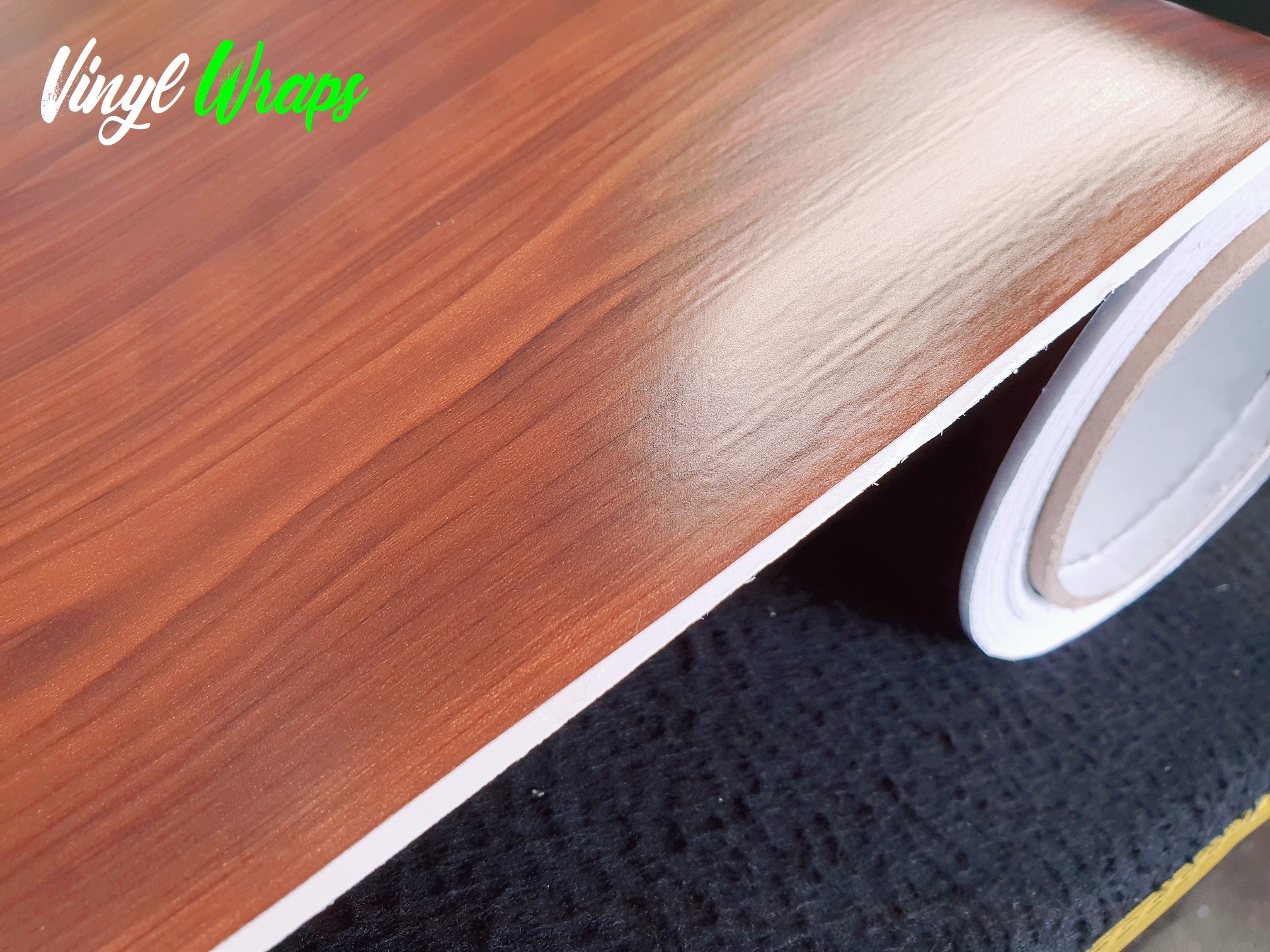 Rosewood Wood Grain Vinyl Wrap