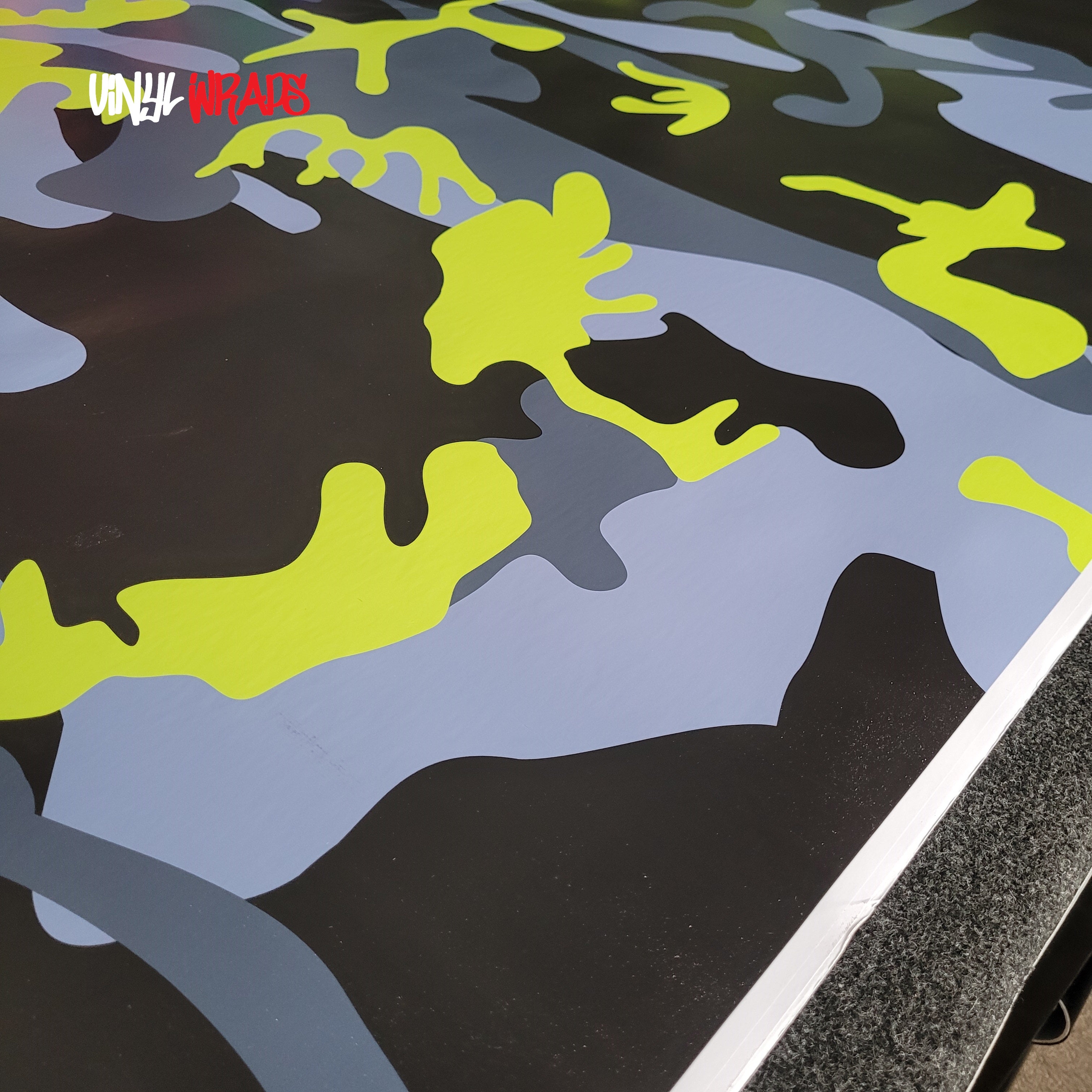 Urban Green/Blue Camo Vinyl Wrap
