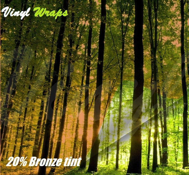 17% Bronze Reflective Window Tint Film