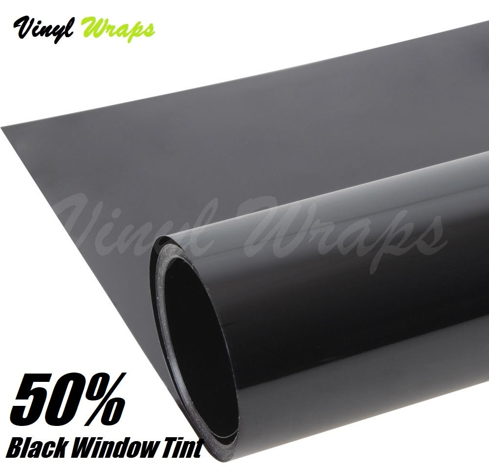 50% Black Window Tint Film