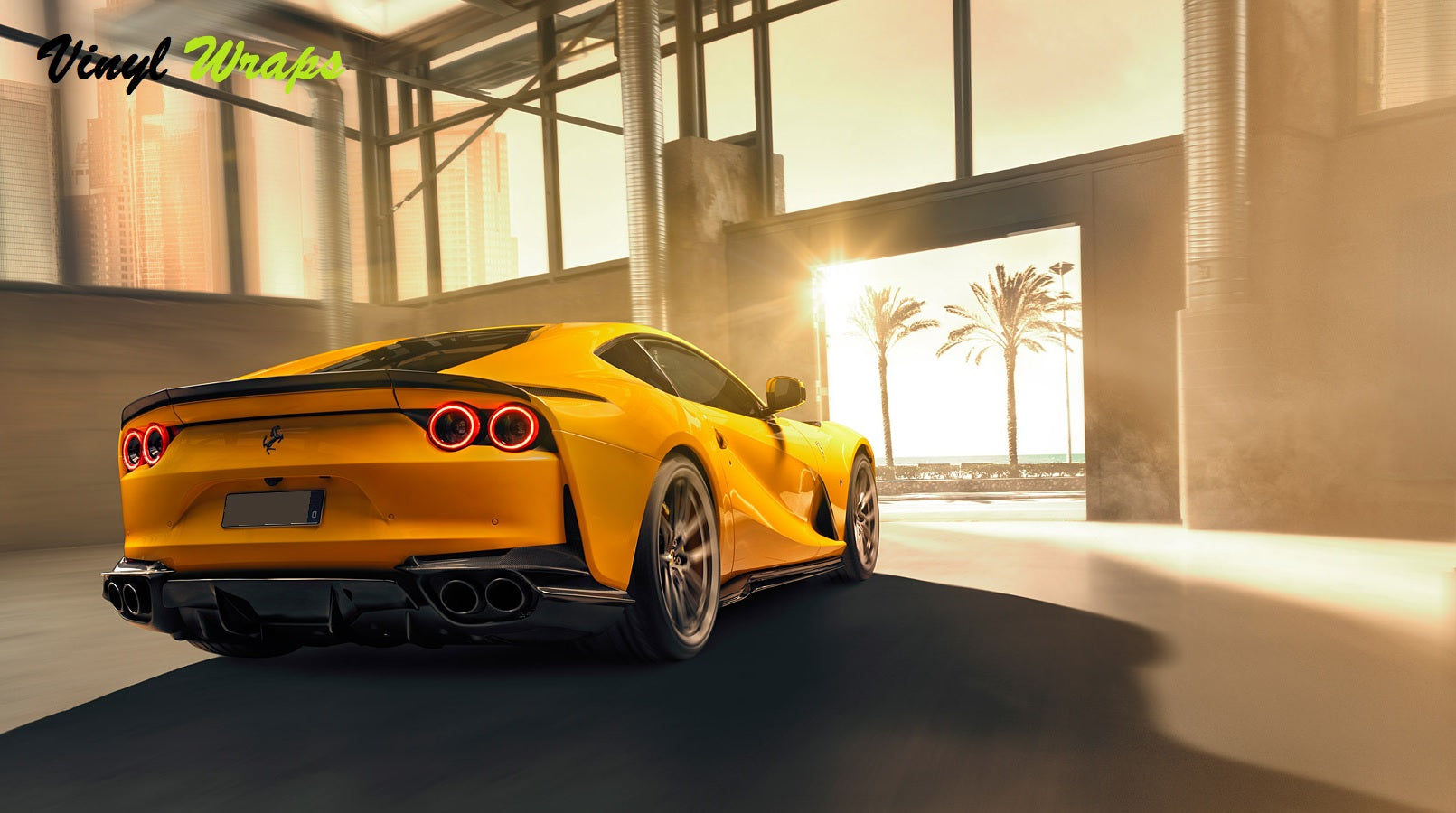 Gloss Yellow Vinyl Wrap