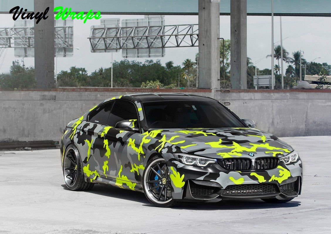 Urban Green Camo Vinyl Wrap