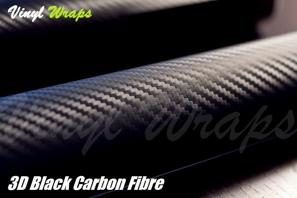 3D Black Carbon Fibre Vinyl