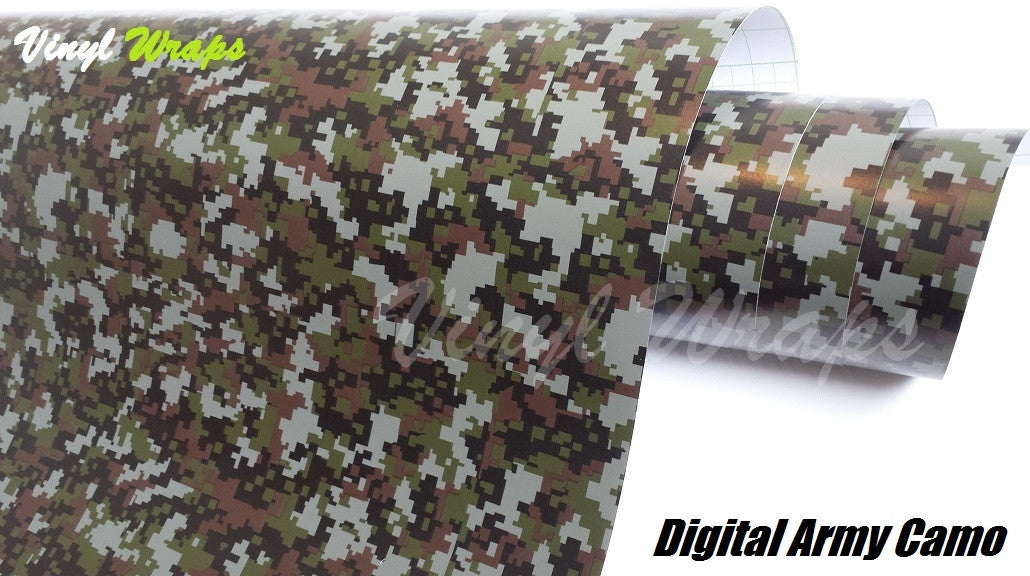 Digital Army Camo Vinyl Wrap
