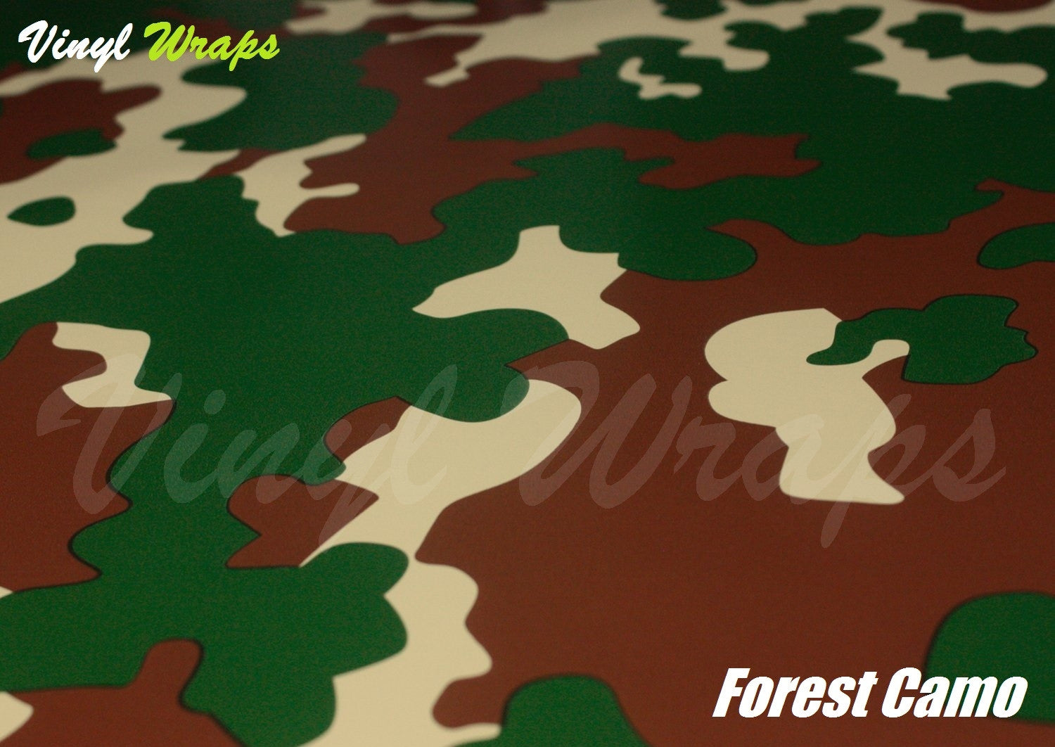 Forest Camo Vinyl Wrap