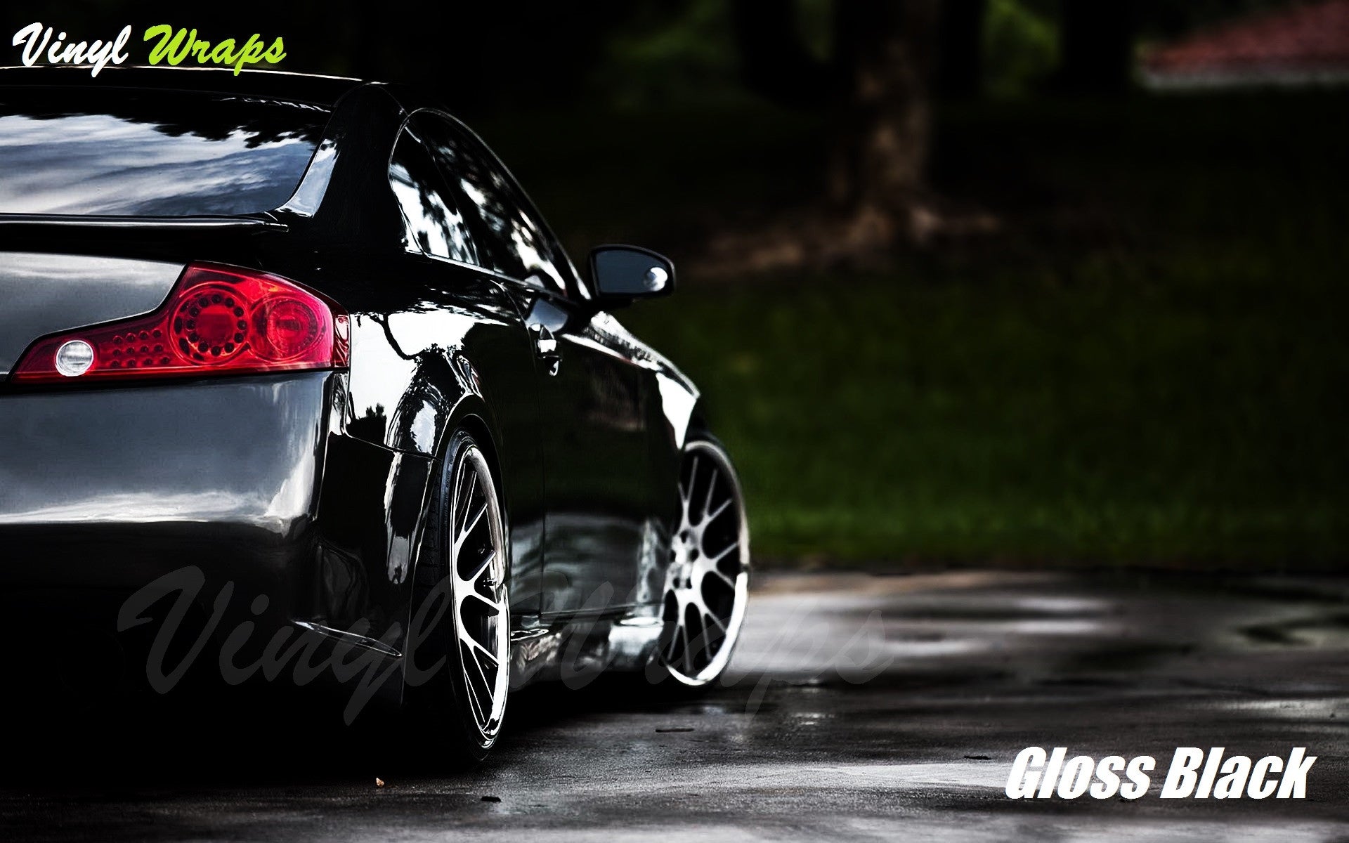Gloss Black Vinyl Wrap