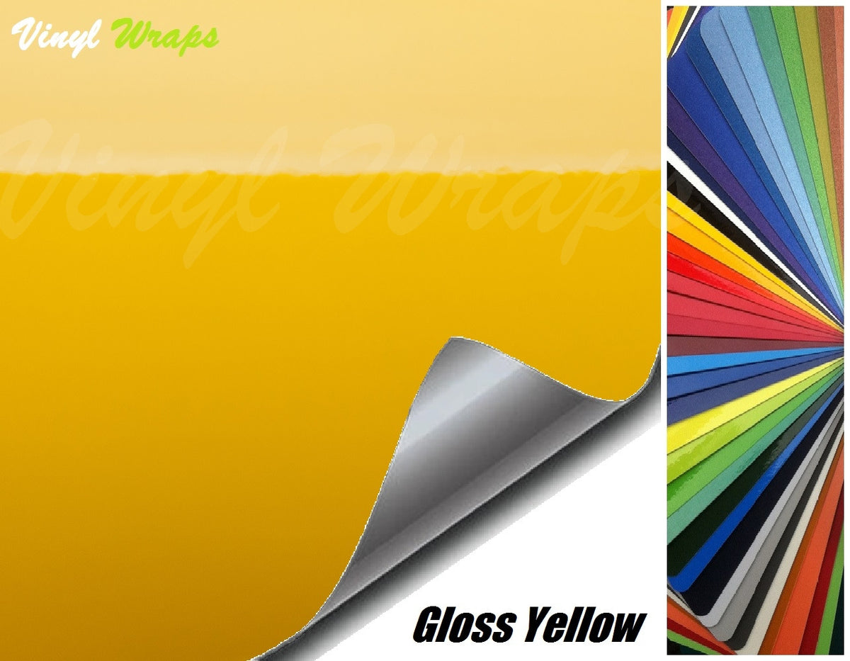 Gloss Yellow Vinyl Wrap