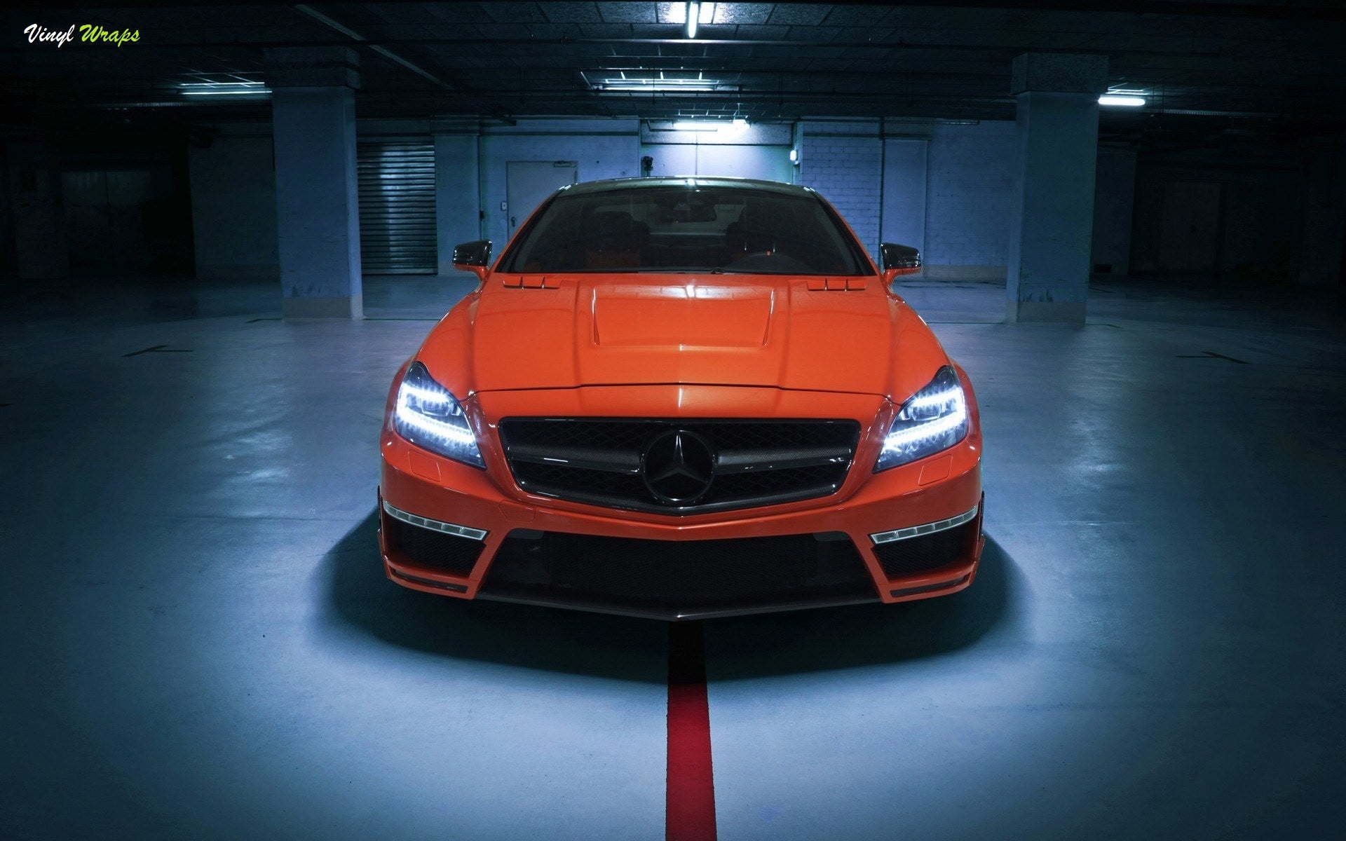 Gloss Orange Vinyl Wrap