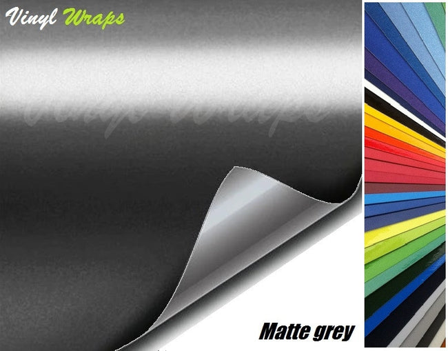 Matte Grey Vinyl Wrap