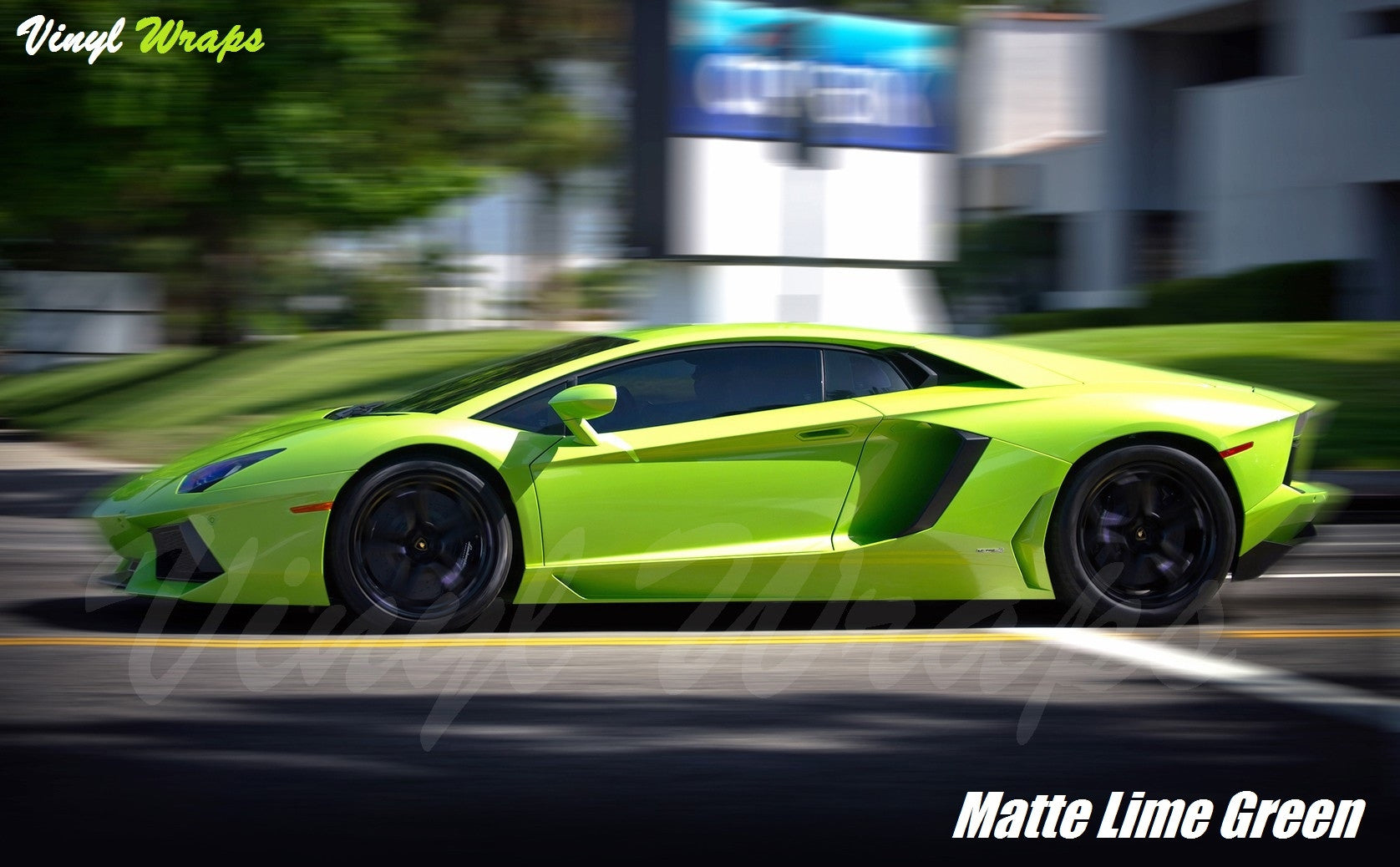 Matte Lime Green Vinyl Wrap