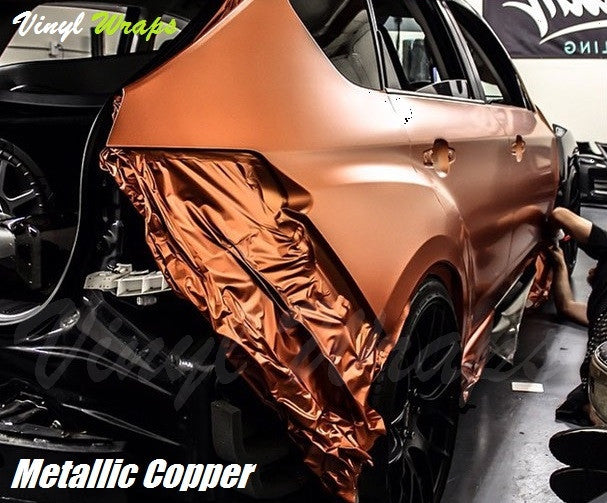 Metallic Copper Vinyl Wrap