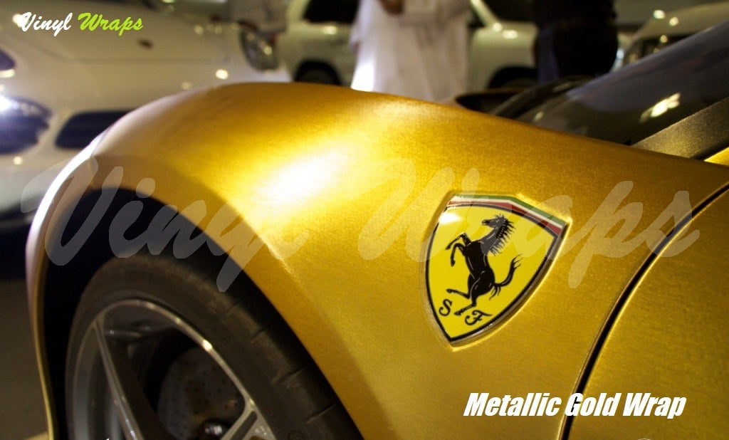 Metallic Gold Vinyl Wrap