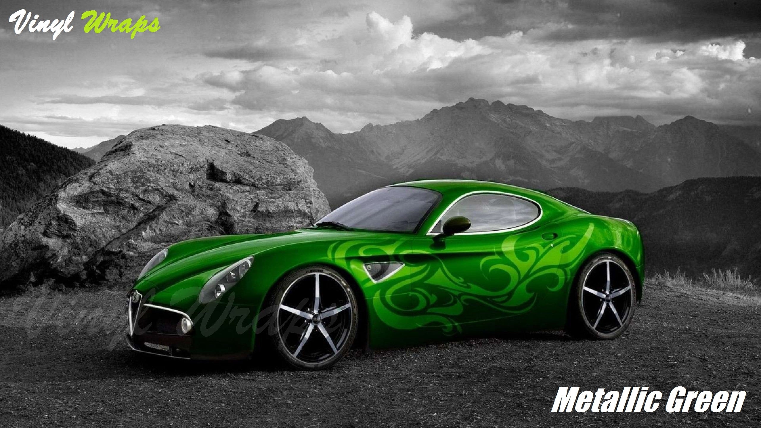 Metallic Green Vinyl Wrap