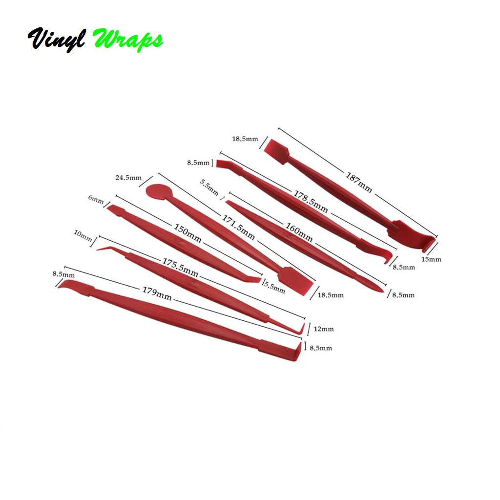 Vinyl Installation Tools, Assorted Squeegee Full Set