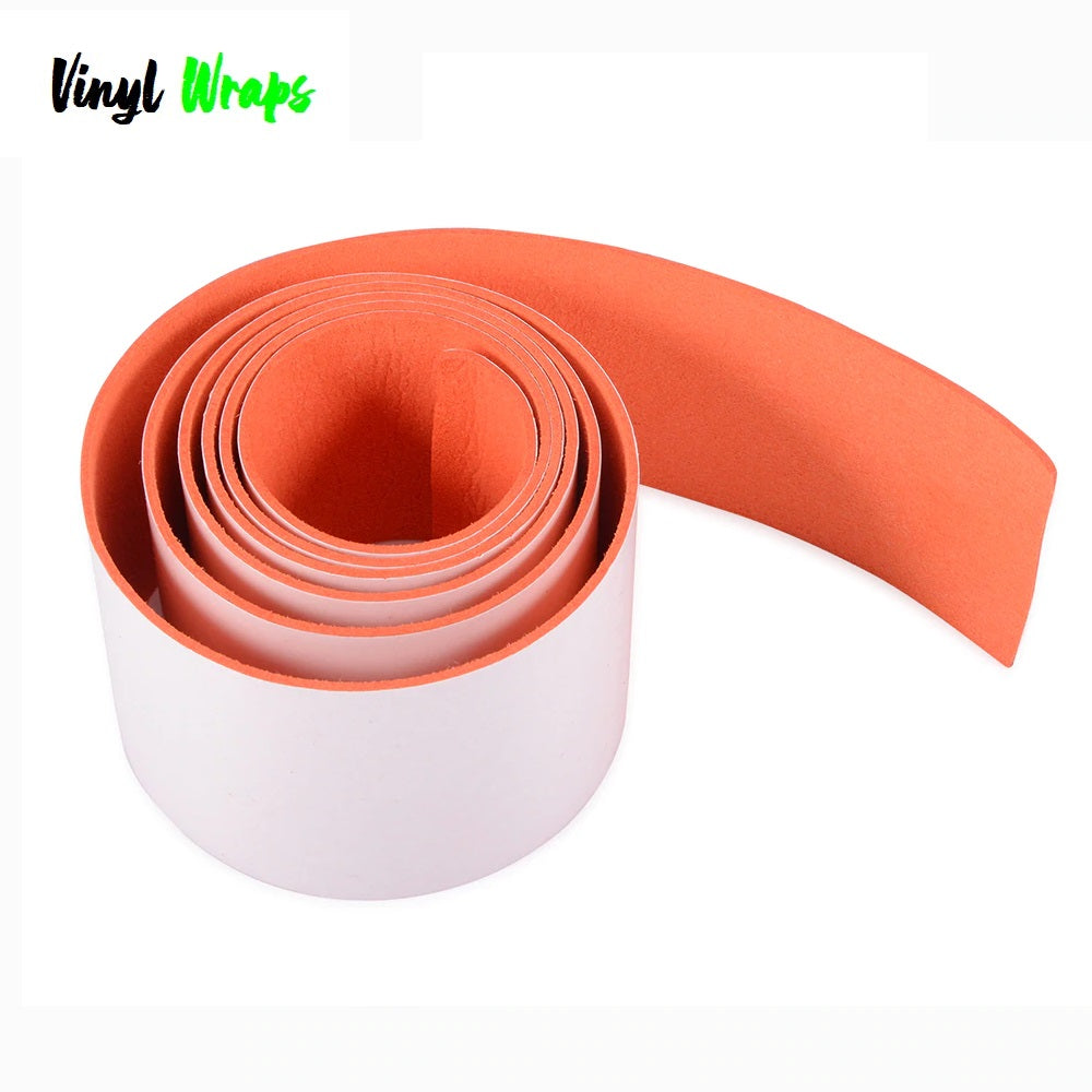 Orange Squeegee Replacement Suede Edge