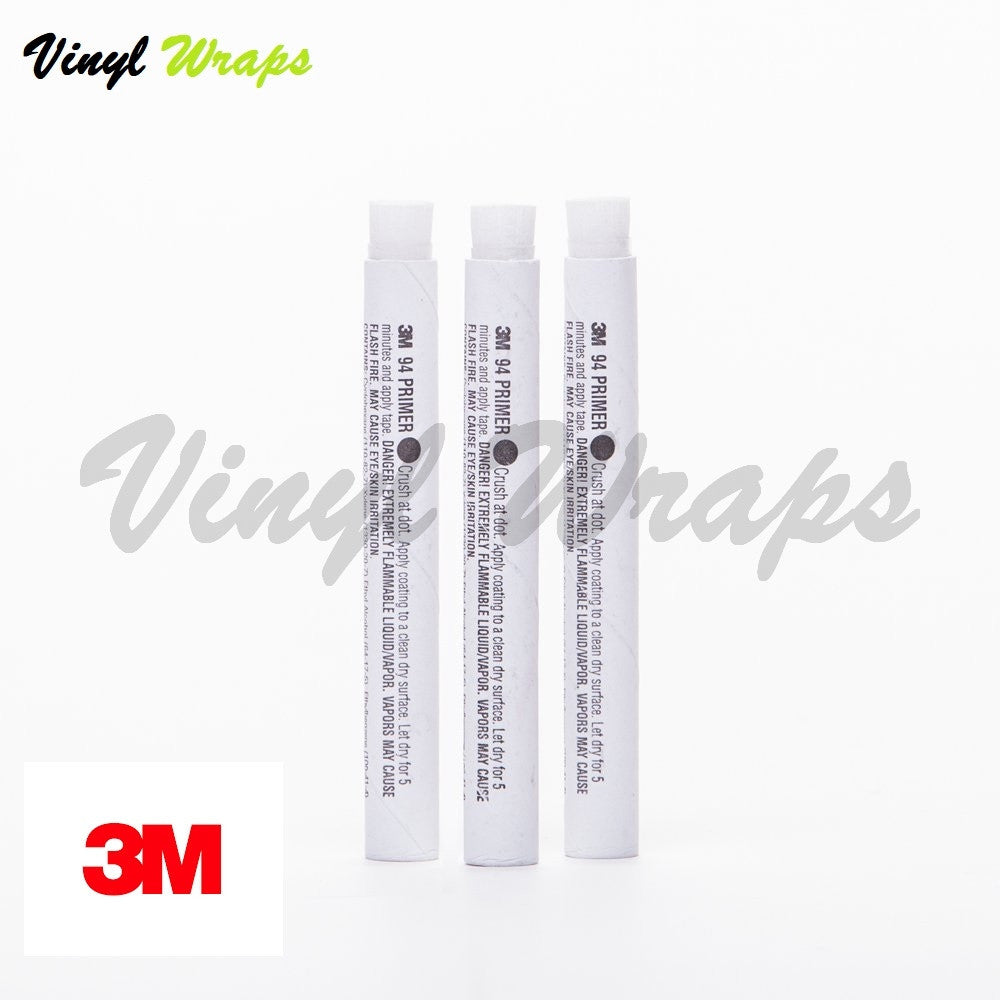 3x 3M Primer 94 Vinyl Adhesion Promoter 0.66ml