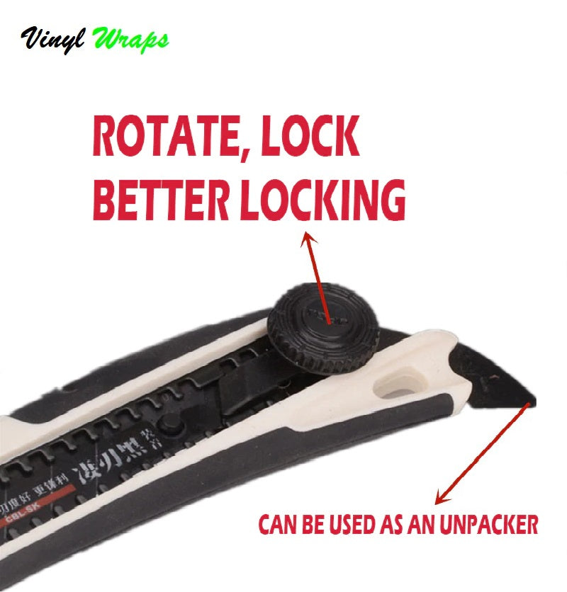 (E) Vinyl Wrap Utility Knife